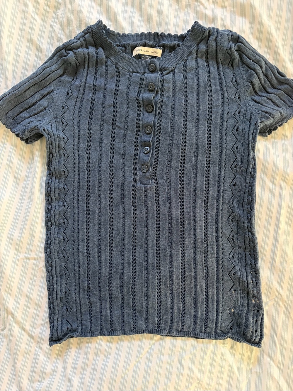 American Eagle Pointelle top